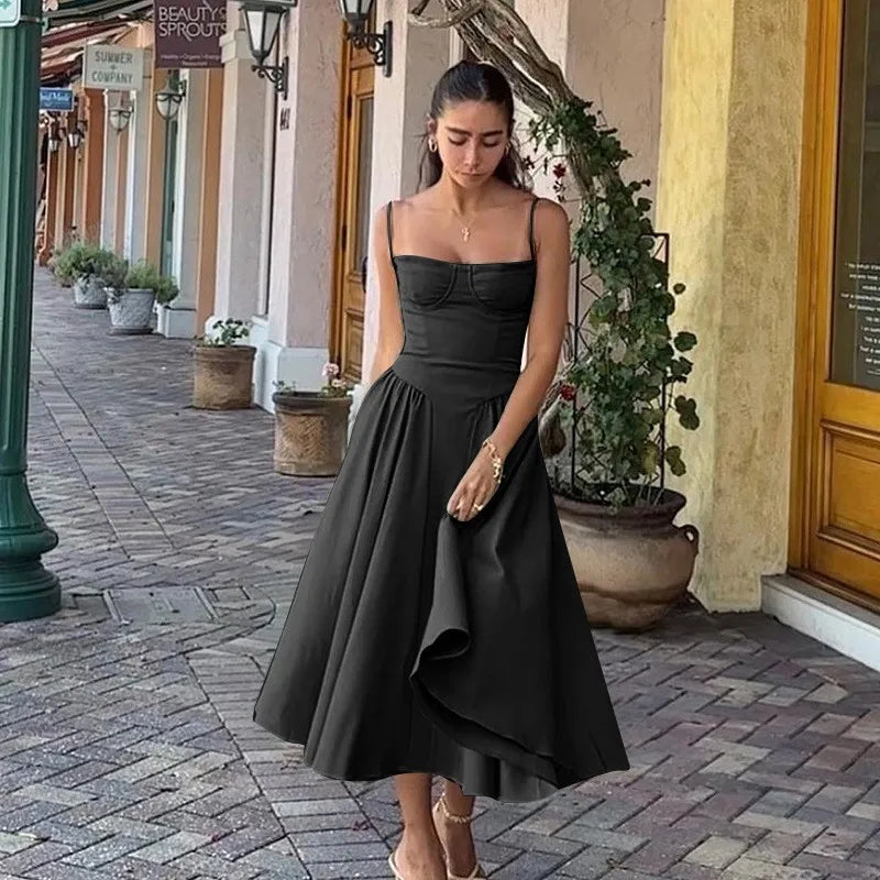 Marina | Vestido Maxi Tirantes Finos - Para Viajes Románticos, Ese Outfit para las Fotos Perfectas