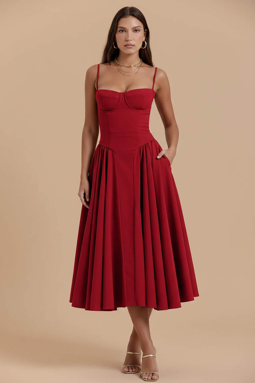 Marina | Vestido Maxi Tirantes Finos - Para Viajes Románticos, Ese Outfit para las Fotos Perfectas