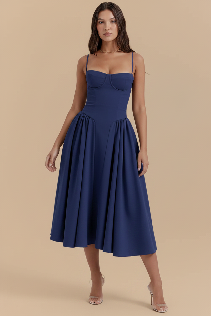 Marina | Vestido Maxi Tirantes Finos - Para Viajes Románticos, Ese Outfit para las Fotos Perfectas