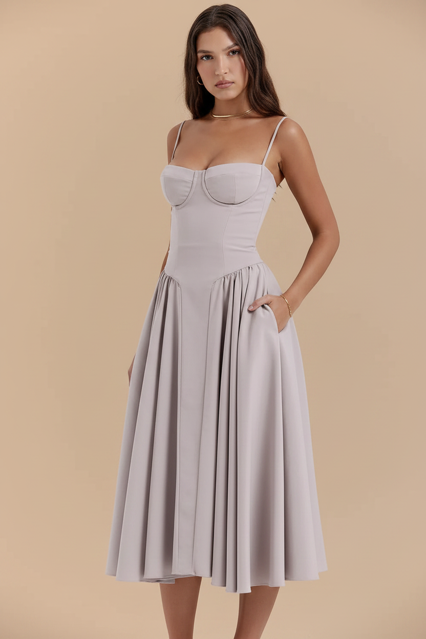 Marina | Vestido Maxi Tirantes Finos - Para Viajes Románticos, Ese Outfit para las Fotos Perfectas