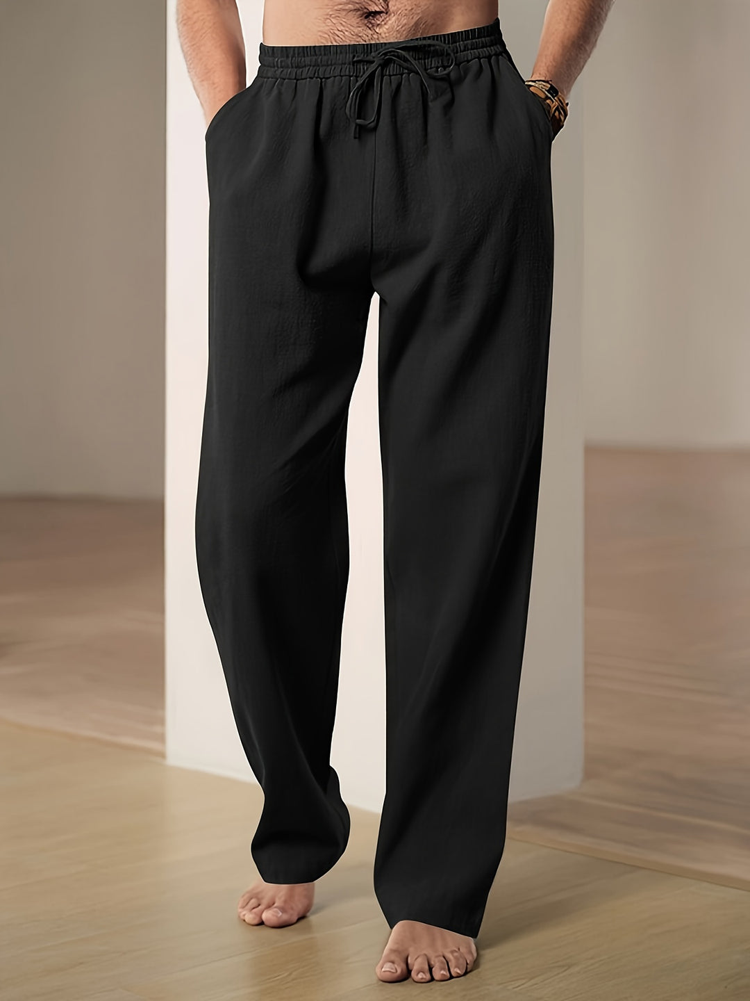 Pantalones informales de lino para el verano