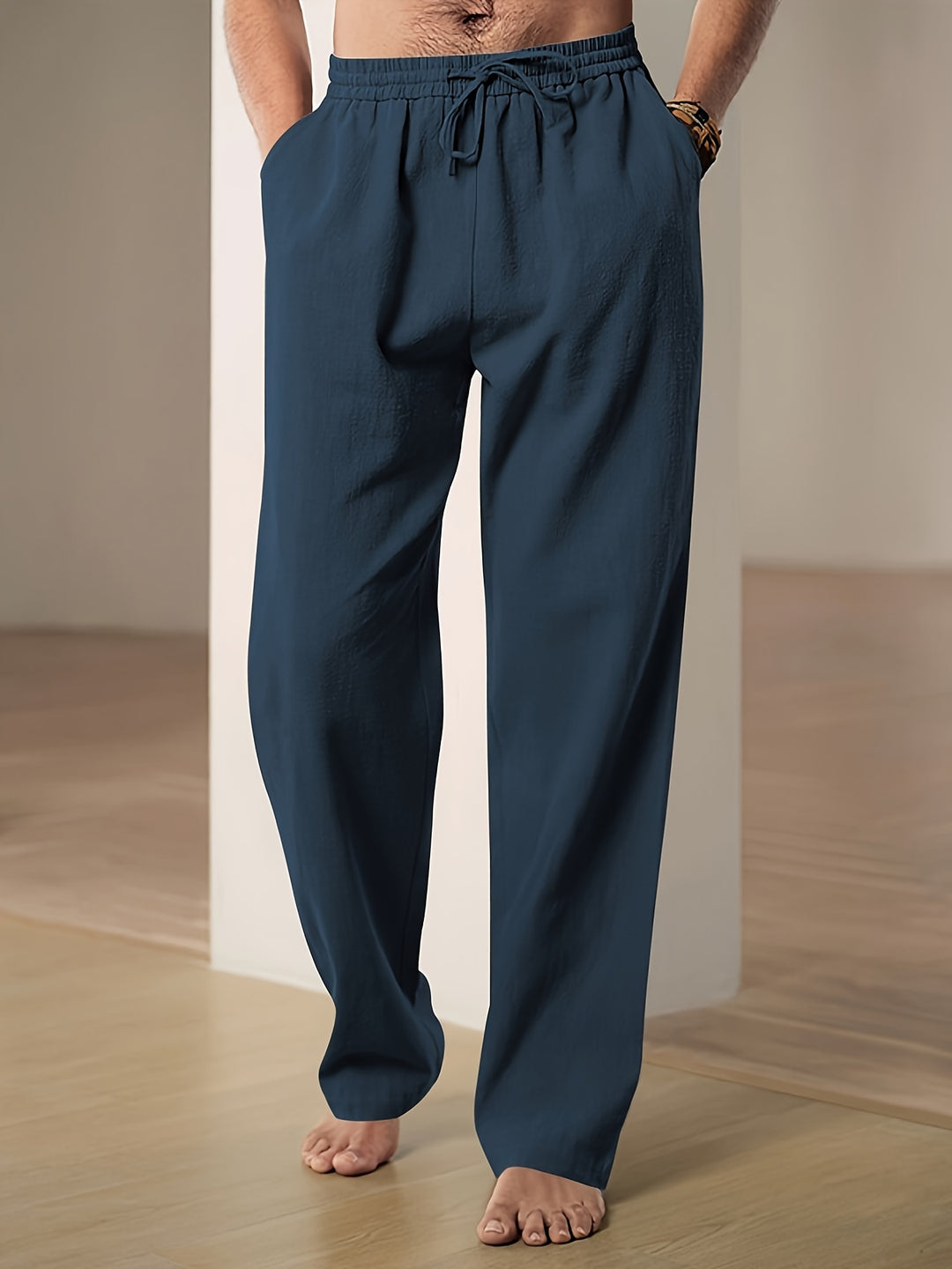 Pantalones informales de lino para el verano
